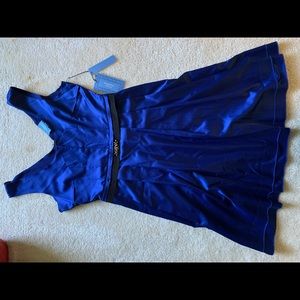 Blue Vera Wang dress